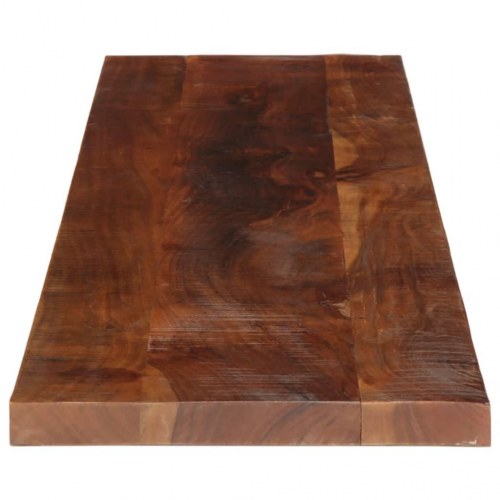 Bordplade 180x40x2,5 cm rektangulær massivt genbrugstræ
