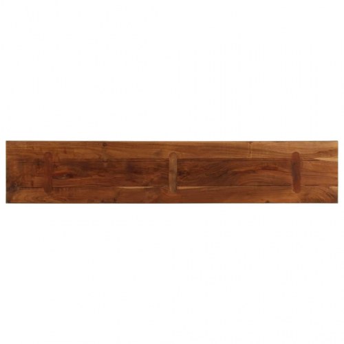 Bordplade 180x40x2,5 cm rektangulær massivt genbrugstræ