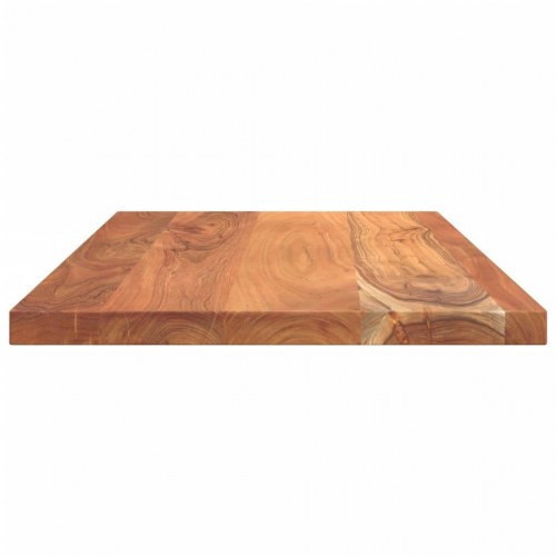 Bordplade i massivt akacietræ 100 x 70 x 3,8 cm - rektangulær