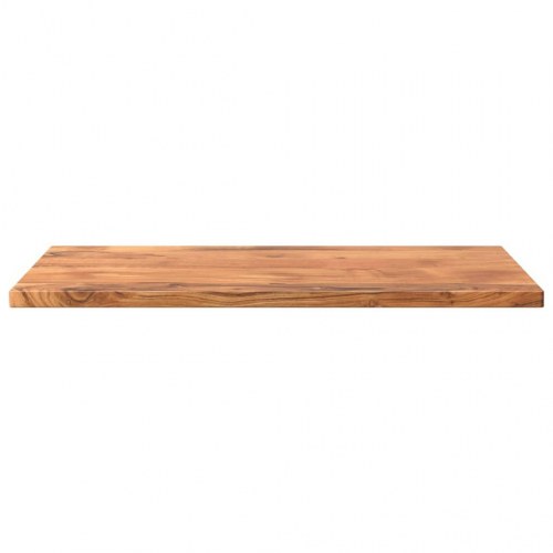Rektangulær bordplade i massivt akacietræ 80 x 50 cm