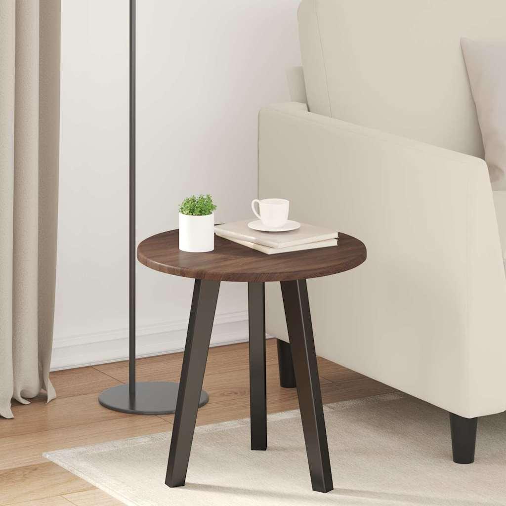 Bordplade Brun eg 40 x 40 x 1.5 cm Konstrueret træ billede