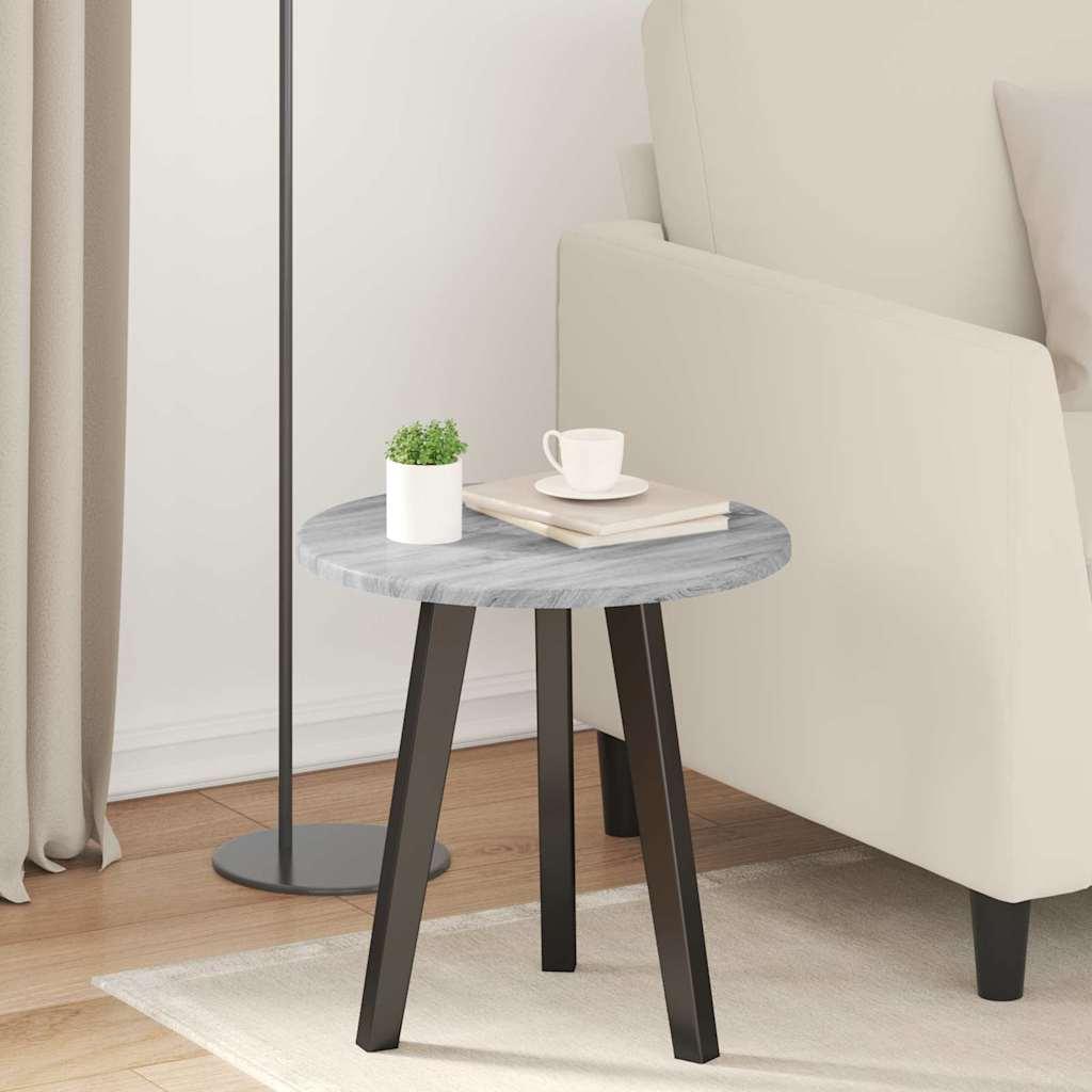 Bordplade Grå sonoma-eg 40 x 40 x 1.5 cm Konstrueret træ billede