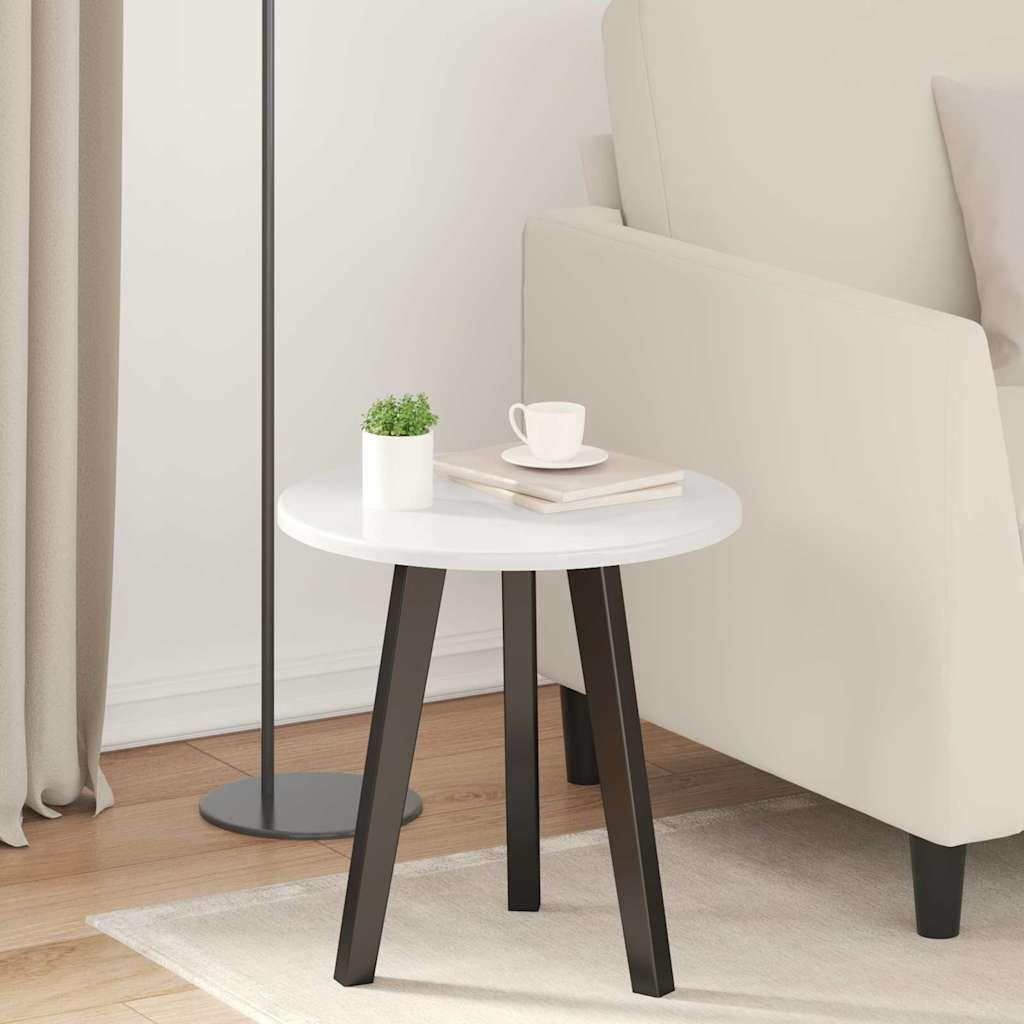Bordplade Hvid højglans 40 x 40 x 1.5 cm Konstrueret træ billede
