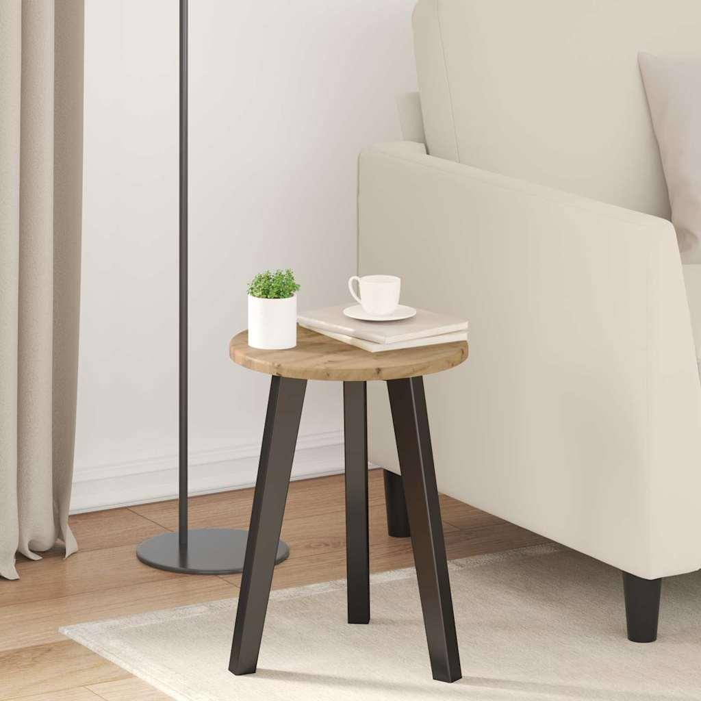 Bordplade artisan eg 30 x 30 x 1,5 cm Konstrueret træ billede