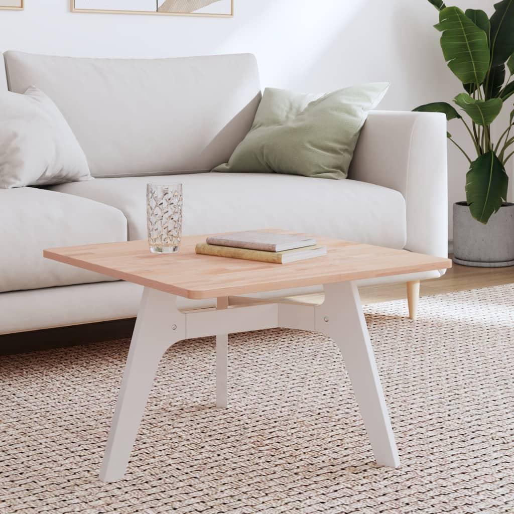 Bordplade 60x60x1,5 cm firkantet massivt bøgetræ billede