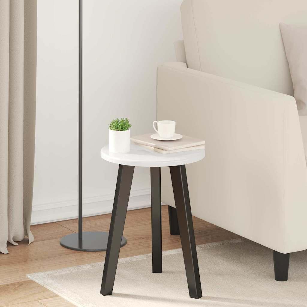 Bordplade Hvid højglans 30 x 30 x 1,5 cm Konstrueret træ billede