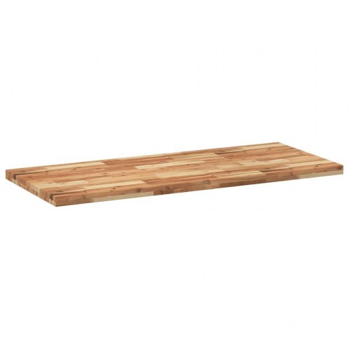 Bordplade 140 × 60 × 4 cm - rektangulær i massivt akacietræ