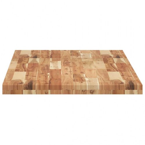 Bordplade 140 × 60 × 4 cm - rektangulær i massivt akacietræ