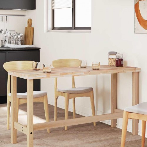Bordplade 120 × 50 × 4 cm - rektangulær i massivt akacietræ