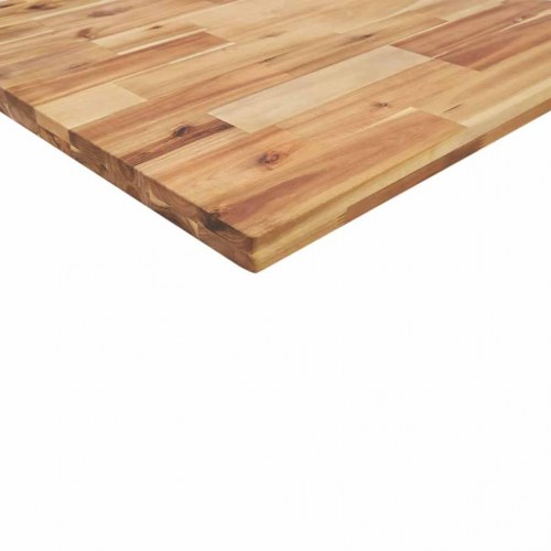 Bordplade 120 × 50 × 4 cm - rektangulær i massivt akacietræ