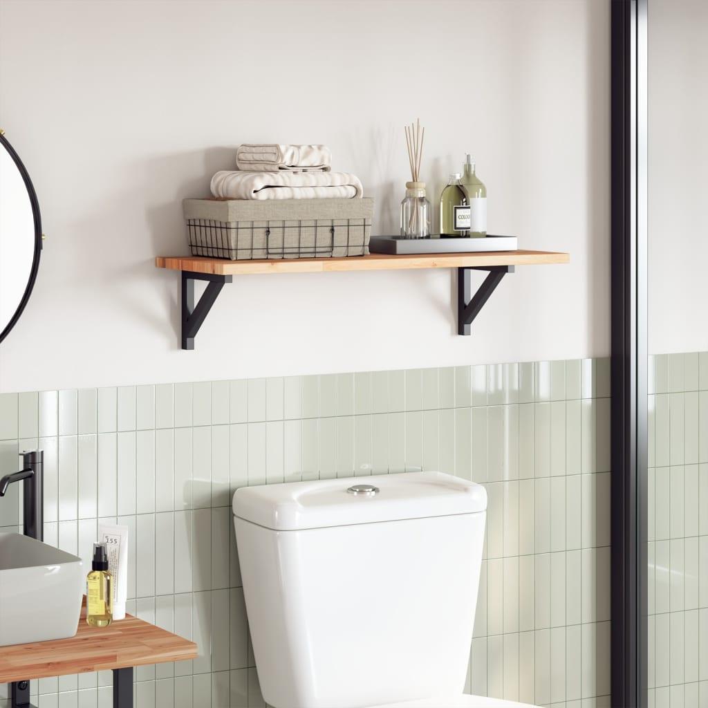 Bordplade 100x30x2 cm rektangulær massivt akacietræ billede