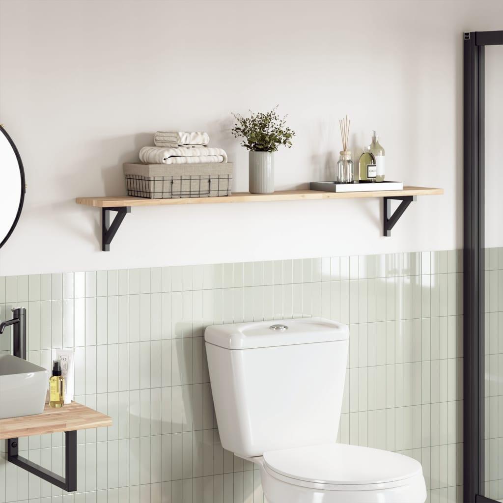 Bordplade 120x20x2 cm rektangulær massivt akacietræ billede