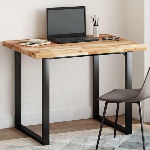 Bordplade 100 × 80 × 4 cm - rektangulær i massivt akacietræ