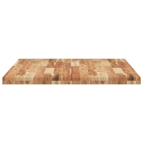 Bordplade 100 × 80 × 4 cm - rektangulær i massivt akacietræ