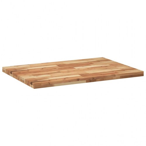 Bordplade 100 × 70 × 4 cm - rektangulær i massivt akacietræ