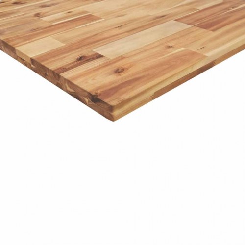 Bordplade 100 × 70 × 4 cm - rektangulær i massivt akacietræ