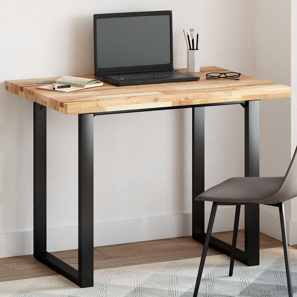Bordplade 120x70x4 cm rektangulær massivt akacietræ billede