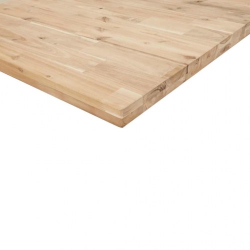Bordplade i massivt akacietræ 120 x 50 x 4 cm - rektangulær