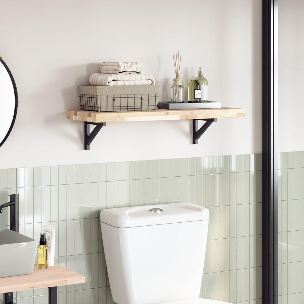 Bordplade 100x30x4 cm rektangulær massivt akacietræ billede