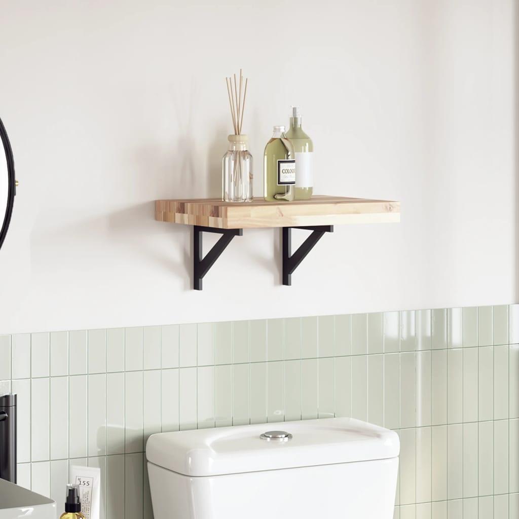 Bordplade 60x30x4 cm rektangulær massivt akacietræ billede