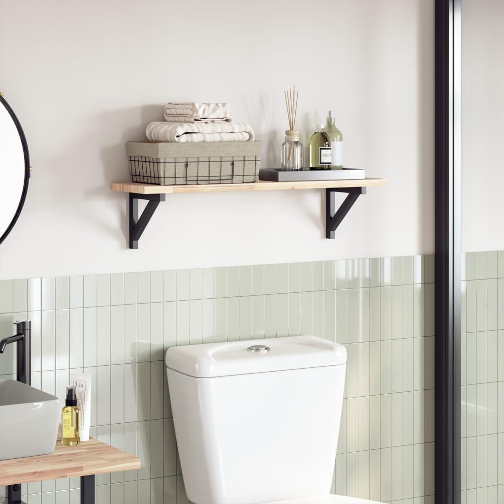 Bordplade 100x20x2 cm rektangulær massivt akacietræ billede