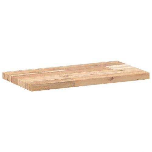 Bordplade 60 × 20 × 2 cm - rektangulær i massivt akacietræ (ubehandlet)