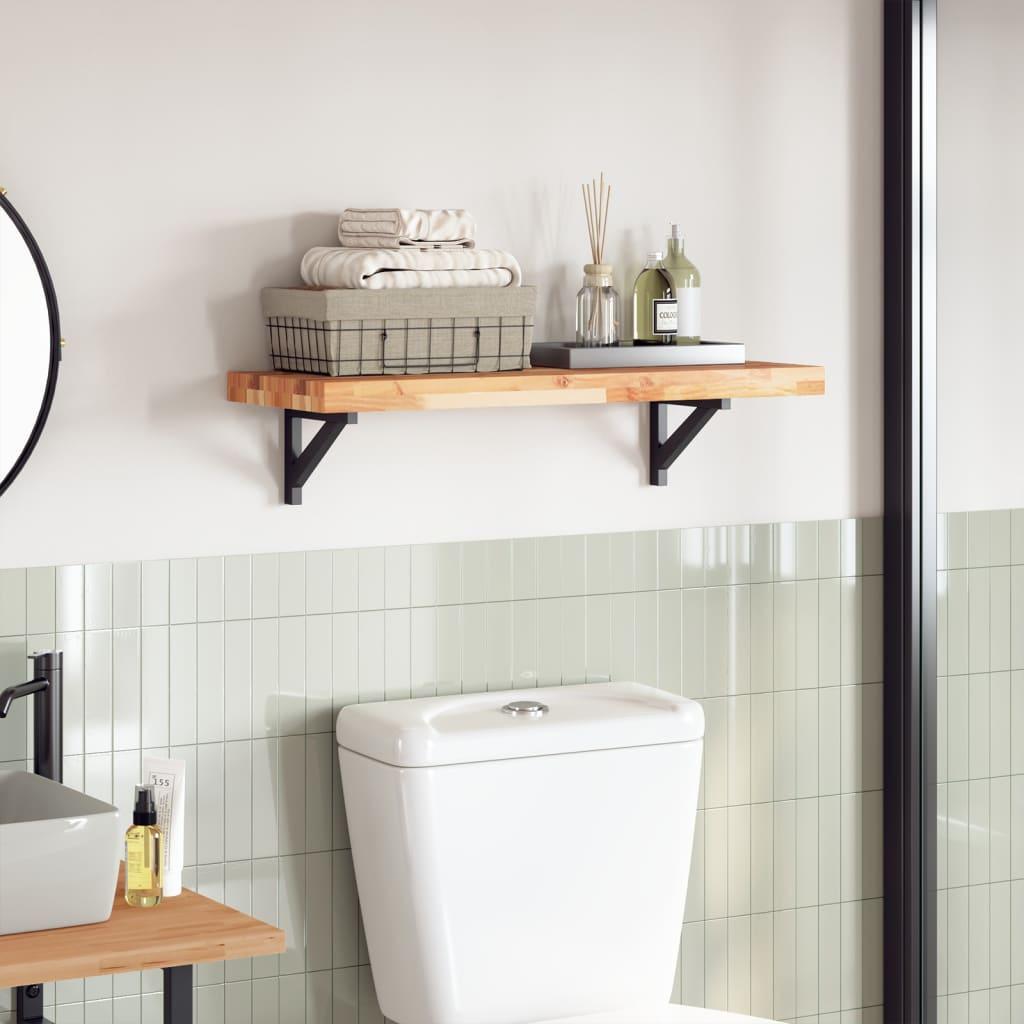 Bordplade 100x30x4 cm rektangulær massivt akacietræ billede