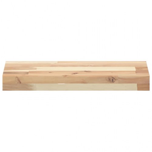 Bordplade i massivt akacietræ 40 x 20 x 4 cm - rektangulær