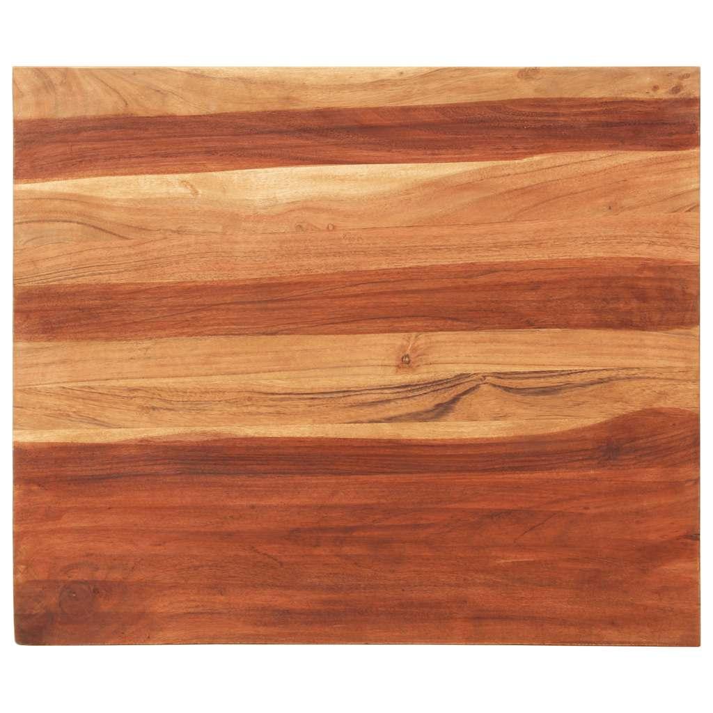 Bordplade 25-27 cm 60x70 cm massivt akacietræ billede