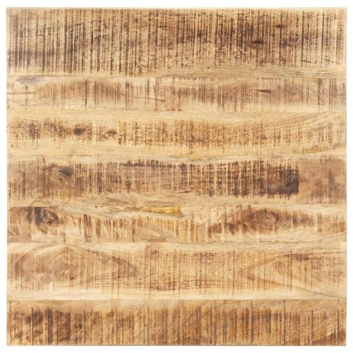 Bordplade i massivt mangotræ 70×70 cm - 25-27 mm