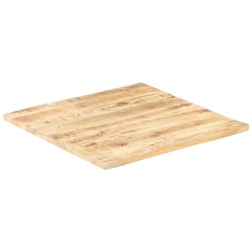 Bordplade i massivt mangotræ 70×70 cm - 25-27 mm