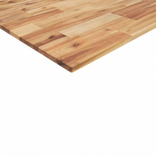 Bordplade 100 × 70 × 2 cm - rektangulær i massivt akacietræ