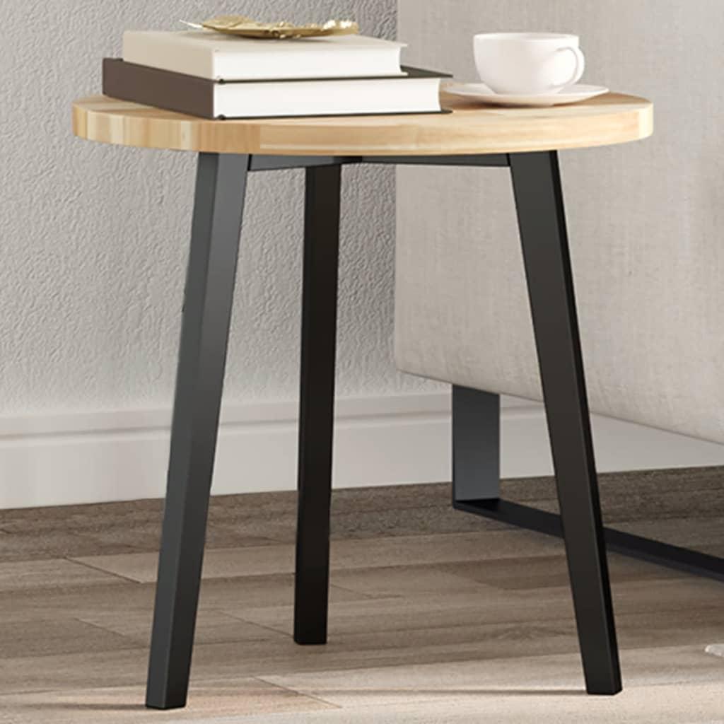 Bordplade Ø40x2 cm rund massivt akacietræ billede