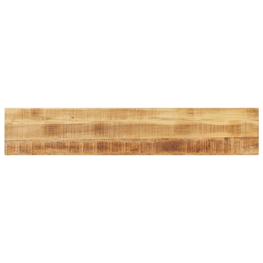 Bordplade 180x20x3,8 cm rektangulær massivt ru mangotræ billede