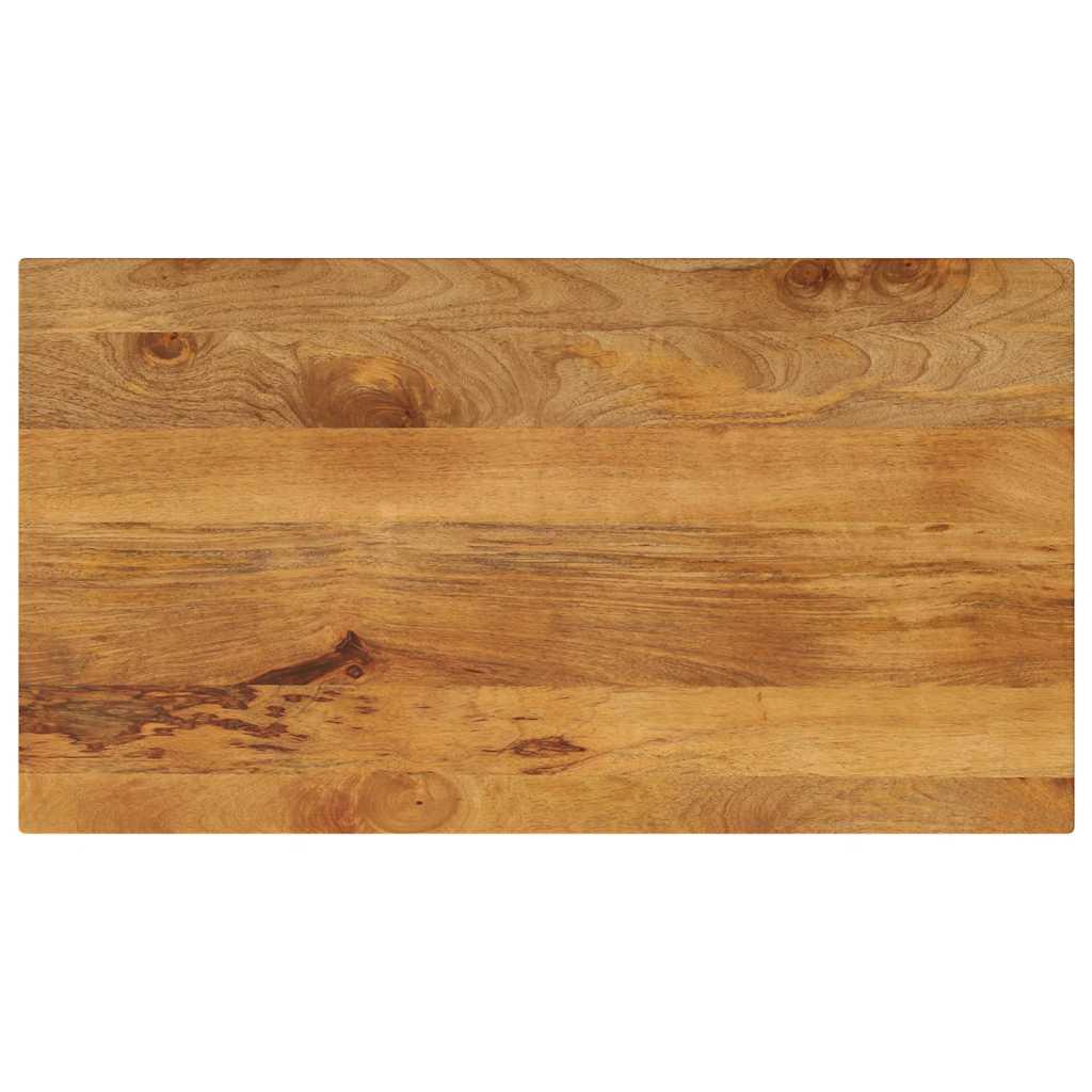 Bordplade 100x60x2,5 cm rektangulær massivt mangotræ billede