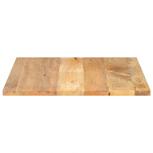 Bordplade 70 x 70 cm i massivt mangotræ - firkantet