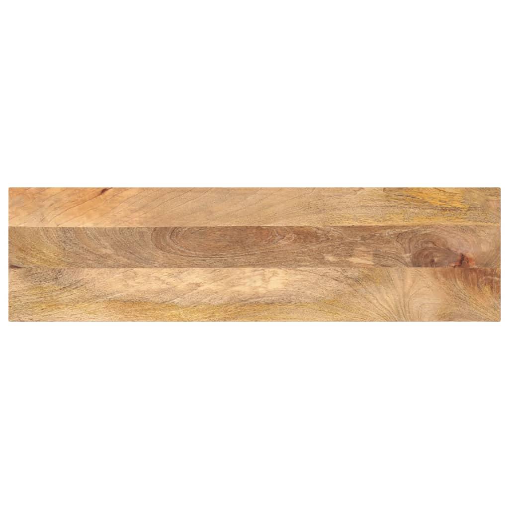 Bordplade 100x30x3,8 cm rektangulær massivt mangotræ billede