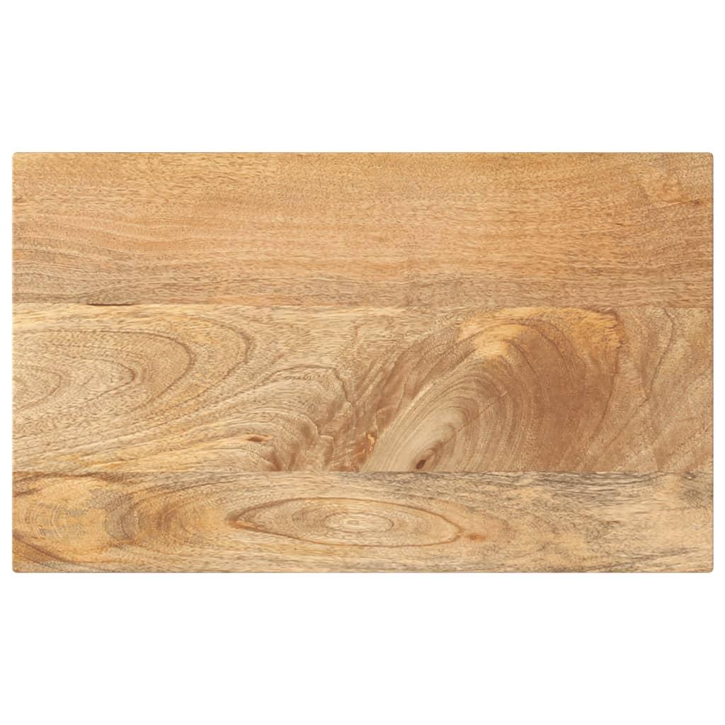 Bordplade 60x30x3,8 cm rektangulær massivt mangotræ billede