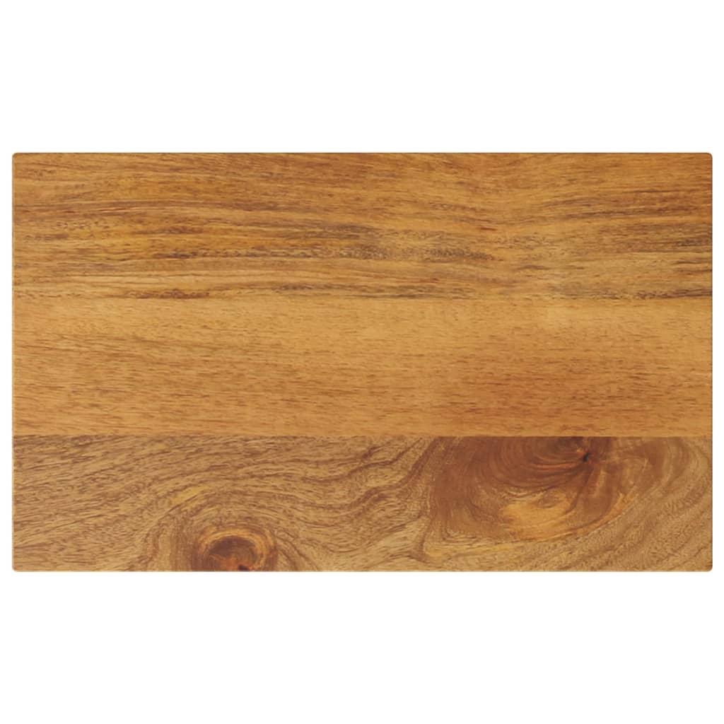 Bordplade 60x30x3,8 cm rektangulær massivt mangotræ billede