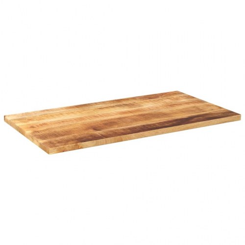 Bordplade i massivt ru mangotræ 110 x 60 x 2,5 cm