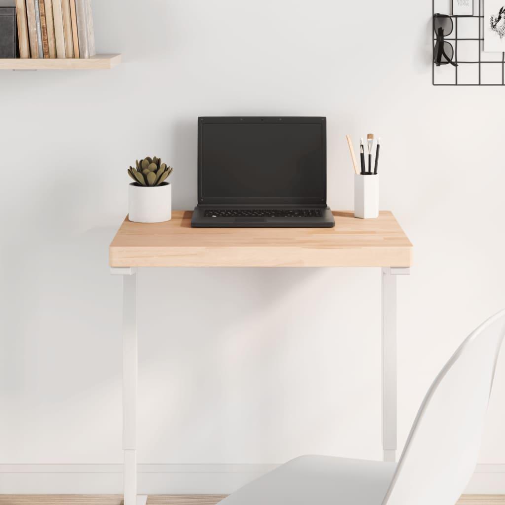 Bordplade 60x40x4 cm rektangulær massivt bøgetræ billede