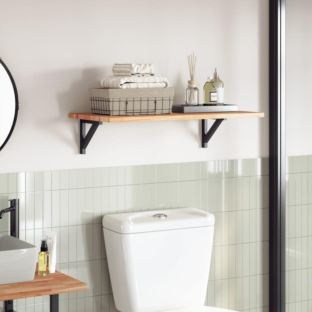 Bordplade 60x40x2 cm rektangulær massivt akacietræ billede