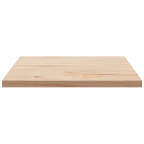 Bordplade 50x50x2,5 cm firkantet massivt fyrretræ