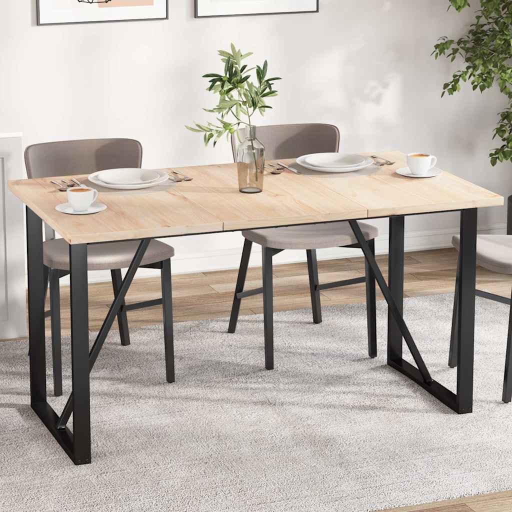Bordplader 3 stk. 80x47x2,5 cm rektangulær massivt fyrretræ billede