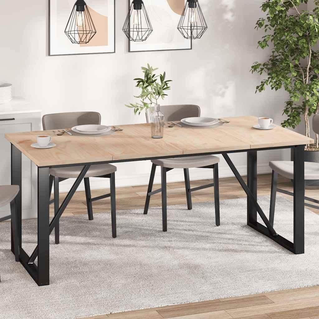 Bordplader 4 stk. 90x45x2,5 cm rektangulær massivt fyrretræ billede