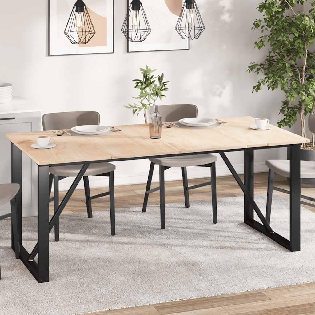 Bordplader 4 stk. 90x45x1,7 cm rektangulær massivt fyrretræ billede