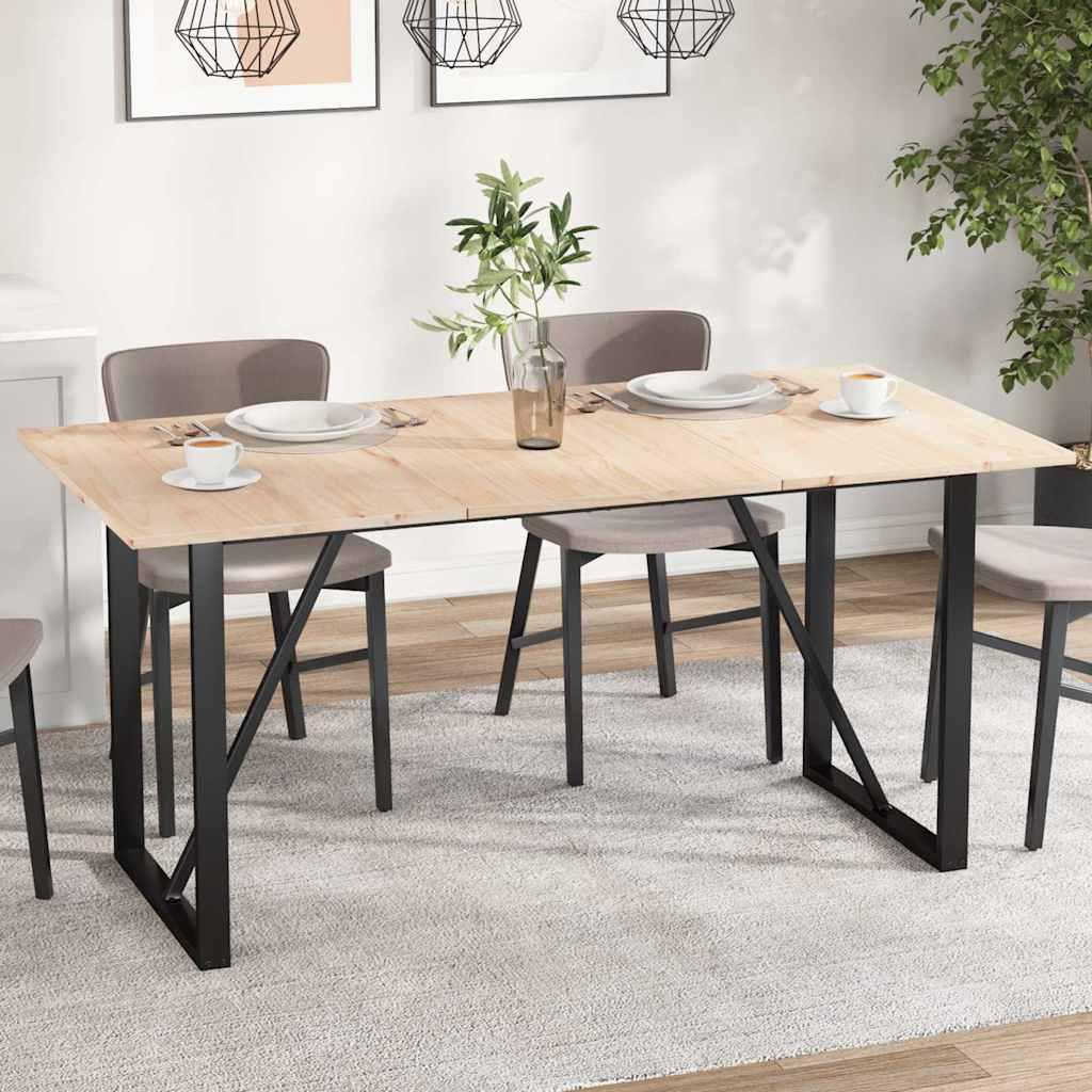 Bordplader 3 stk. 80x53x1,7 cm rektangulær massivt fyrretræ billede