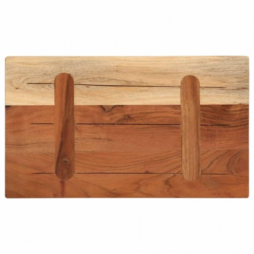 Rektangulær bordplade 50 × 40 × 3,8 cm - massivt akacietræ, natur