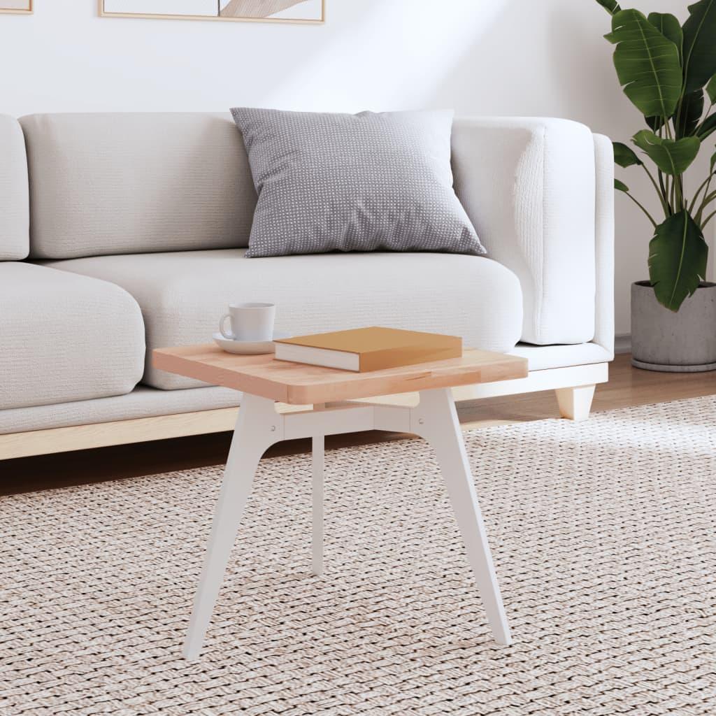 Bordplade 40x40x2,5 cm firkantet massivt bøgetræ billede
