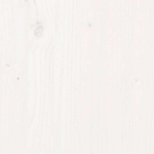 Bordplade 90×90×2,5 cm - firkantet massivt fyrretræ, hvid